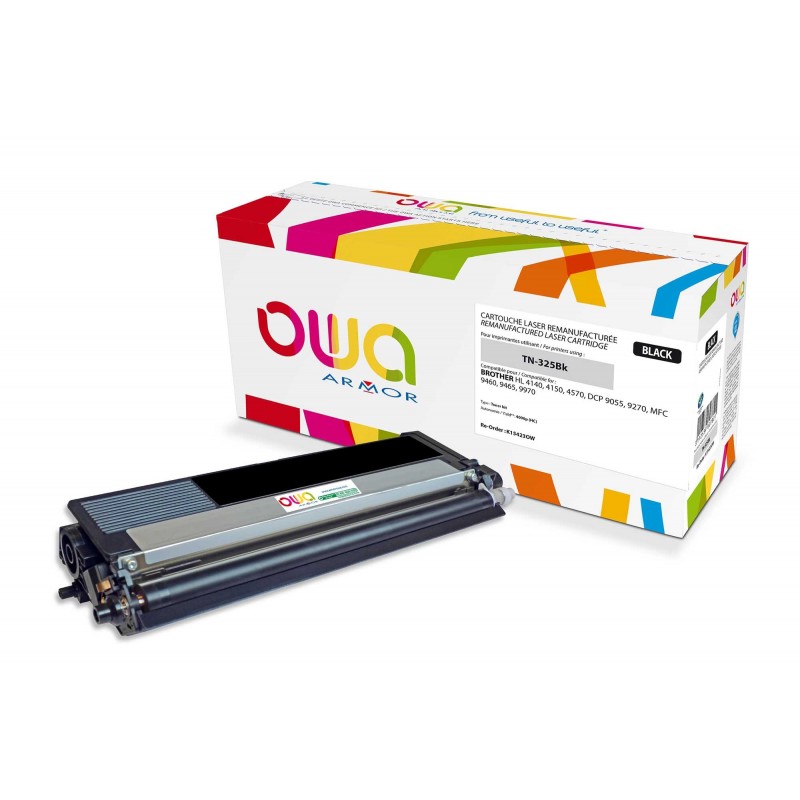 ARMOR OWA K15423OW TONER LASER REMANUFACTURÉ NOIR COMPATIBLE TN325BK BROTHER©