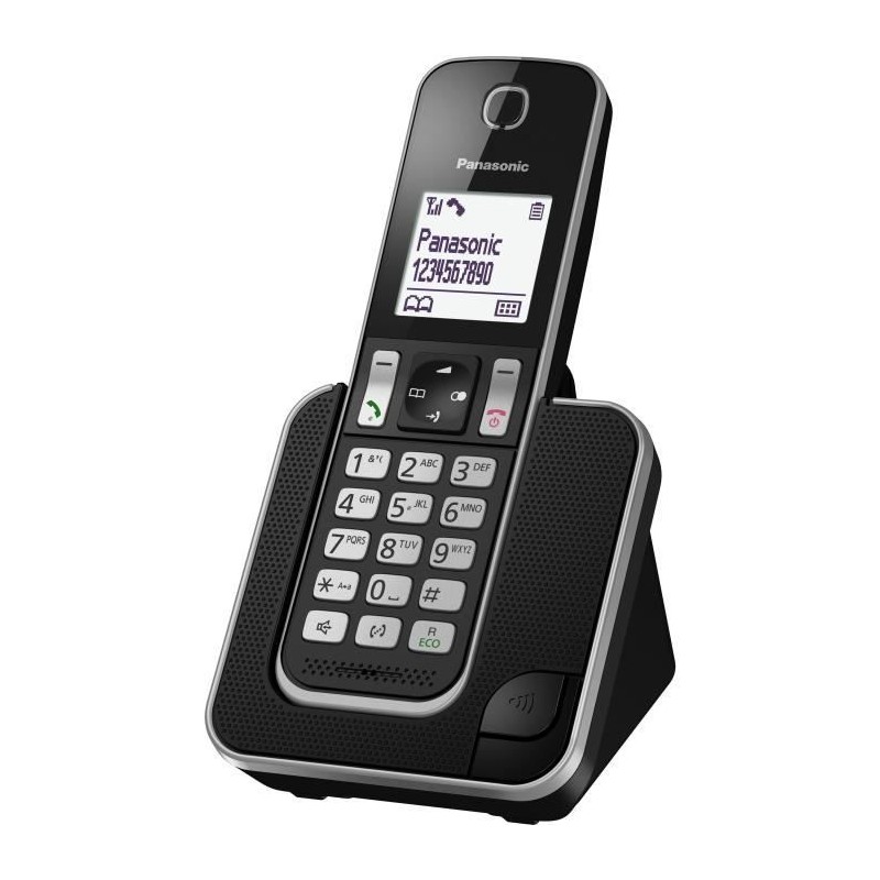 PANASONIC KX-TGD310FR Noir Téléphone numérique sans fil DECT