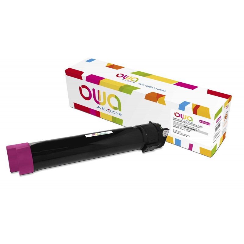 ARMOR OWA K15970OW TONER LASER REMANUFACTURÉ MAGENTA COMPATIBLE 106R01437 XEROX© Phaser 7500
