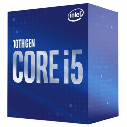 INTEL Core i5-10600 Processeur (3.3 GHz - 4.8 GHz) LGA1200 (chipset Intel serie 400) 65W - (BX8070110600) - vue de trois quart