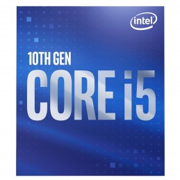 INTEL Core i5-10600 Processeur (3.3 GHz - 4.8 GHz) LGA1200 (chipset Intel serie 400) 65W - (BX8070110600) - vue de face