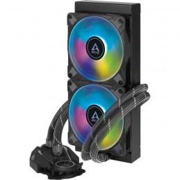 ARCTIC Liquid Freezer II 240 ARGB Watercooling AIO CPU 240mm Intel - AMD - 2x 120mm (ACFRE00093A) - vue de trois quart