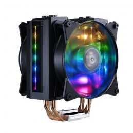COOLER MASTER MA410M RGB (adressable) Ventirad CPU Intel - AMD (MAM-T4PN-218PC-R1) - vue de trois quart