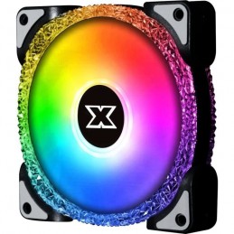 XIGMATEK Galaxy III Royal A-RGB Ventilateur boitier PC 120mm - Pack de 3 - vue de trois quart