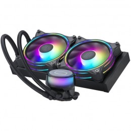 COOLER MASTER MasterLiquid ML240 Illusion A-RGB Watercooling 240mm Ventilateur 2x 120mm (MLX-D24M-A18P2-R1) - vue de 3/4