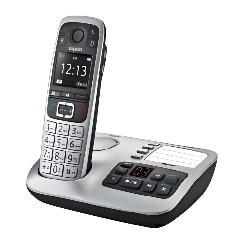 GIGASET E560A Silver Téléphone sans fil DECT - avec répondeur avec