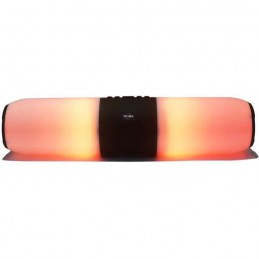 INOVALLEY BS30 Barre de son lumineuse Bluetooth 5.0 - 60W - Portée 10m - Radio FM, Port USB, Micro-SD - vue de face orange