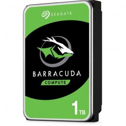 SEAGATE BarraCuda 1To HDD 3.5'' 7200rpm SATA3 6Gbs 256Mo Cache (ST1000DM010) - vue de trois quart droit