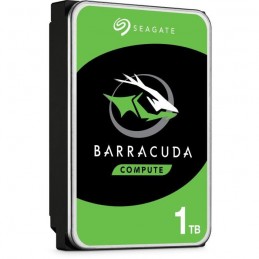 SEAGATE BarraCuda 1To HDD 3.5'' 7200rpm SATA3 6Gbs 256Mo Cache (ST1000DM010) - vue de trois quart gauche