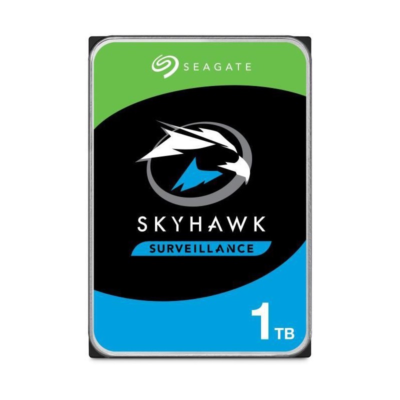 SEAGATE SkyHawk Surveillance 1To HDD 3.5'' 5900rpm SATA3 64Mo Cache (ST1000VX005) - vue de dessus