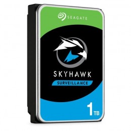 SEAGATE SkyHawk Surveillance 1To HDD 3.5'' 5900rpm SATA3 64Mo Cache (ST1000VX005) - vue de trois quart gauche