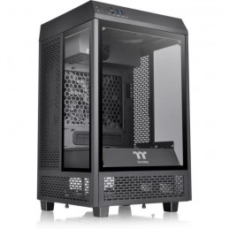 THERMALTAKE The Tower 100 Noir Boitier PC Mini tour Format Mini-ITX (CA-1R3-00S1WN-00) - vue de trois quart