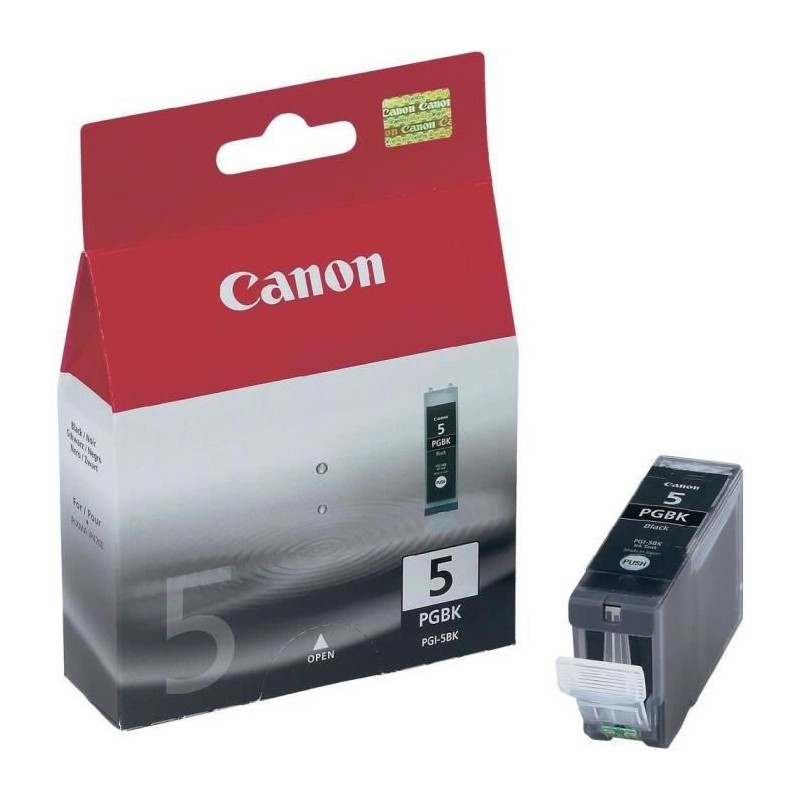 CANON PGI-5 Noir Cartouche d'encre (0628B001) pour PiXMA iP3300, iX5000, MP970, MX700