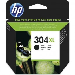 HP 304XL Noir Cartouche d'encre XL authentique (N9K08AE) pour DeskJet 2620, 2630, 3720, 3730
