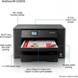 EPSON WF-7310DTW Imprimante Jet d'encre A3 - Couleur - WiFi - vue caractéristiques