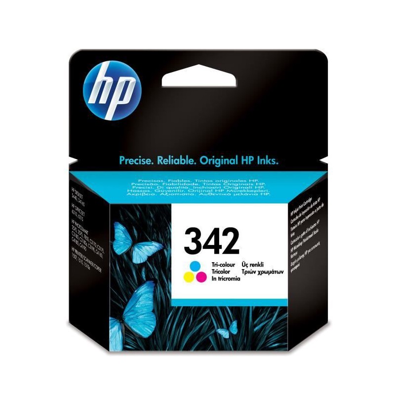 HP 342 Trois Couleurs Cartouche d'encre authentiques (C9361EE) pour DeskJet 5440, OfficeJet 6310, Photosmart 7850