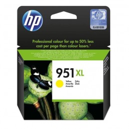 HP 951XL Jaune Cartouche d'encre XL authentique (CN048AE) pour OfficeJet Pro 251dw, 276dw, 8100, 8600