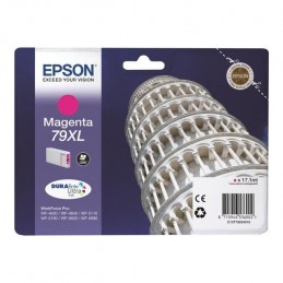 EPSON 79XL Magenta Cartouche d'encre XL Tour de Pise (C13T79034010) pour WF-4630, WF-5690 - vue emballage