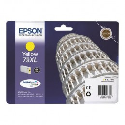 EPSON 79XL Jaune Cartouche d'encre XL Tour de Pise (C13T79044010) pour WF-4630, WF-5690