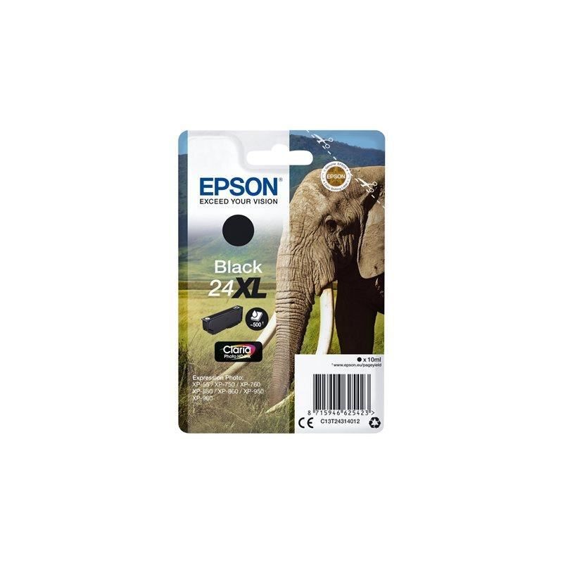 EPSON T2431 XL Noir Cartouche d'encre Eléphant (C13T24314012) pour XP55, XP-850