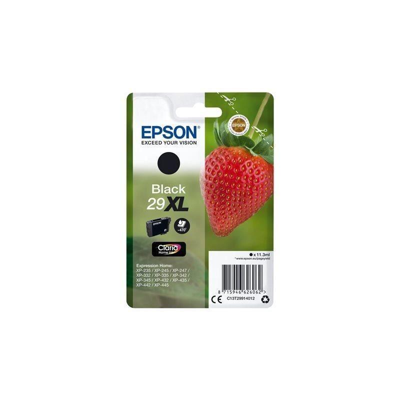 EPSON T2991 XL Noir Cartouche d'encre Fraise (C13T29914012) pour XP-235, XP-455