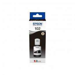 EPSON 102 Noir Ecotank Bouteille d'encre (C13T03R140) pour ET-1500, ET-2700, ET-2750, ET-4750 - vue emballage de face