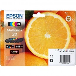 EPSON T3337 Oranges 33 Multipack Noir, Cyan, Magenta, Jaune, photo noire (C13T33374021)