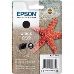 EPSON 603 Noir Cartouche d'encre Etoile de mer (C13T03U14010) pour XP-2100, WF-2850