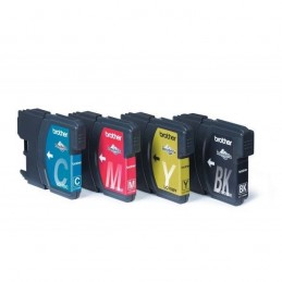 BROTHER LC1100 Multipack Cartouche d'encre Noir, Cyan, Magenta, Jaune