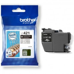 BROTHER LC421BK Cartouche d'encre Noir capacité standard 200 pages - Pour DCP-J1050DW, DCP-J1140DW et MFC-J1010DW - vue pack