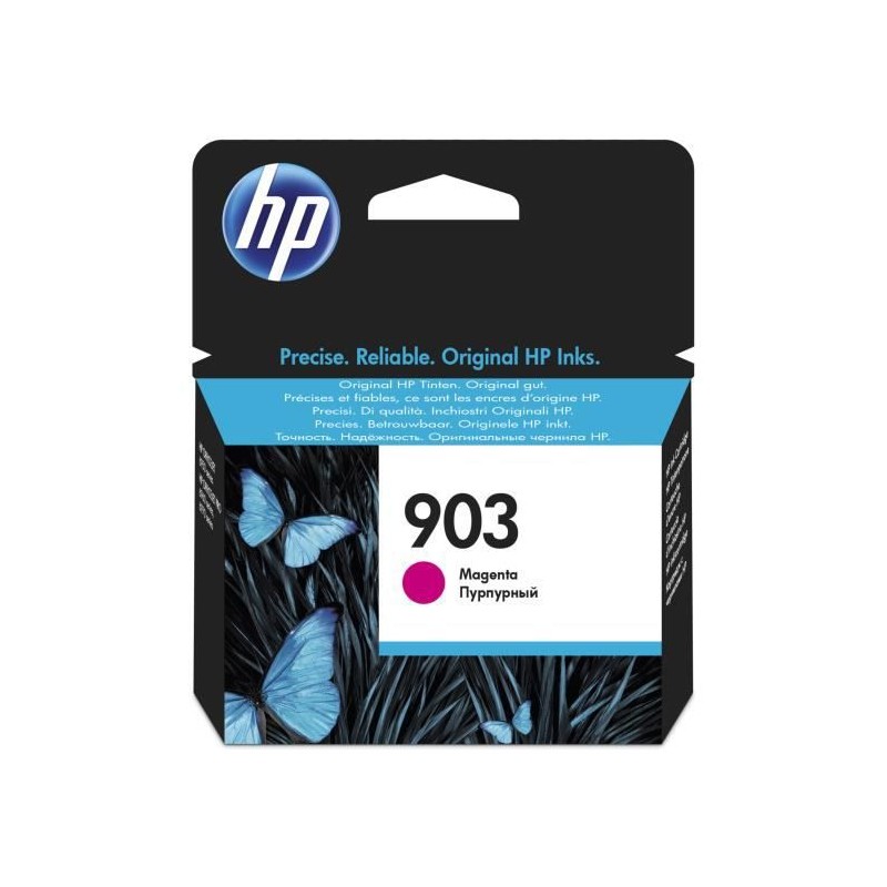 HP 903 Cartouche d'encre Magenta authentique (T6L91AE) pour OfficeJet Pro 6950, 6960, 6970