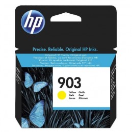 HP 903 Jaune Cartouche d'encre authentique (T6L95AE) pour OfficeJet Pro 6950, 6960, 6970