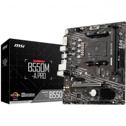 MSI B550M-A PRO Carte mere micro-ATX - Socket AM4 - DDR4 - DVI - HDMI - vue emballage