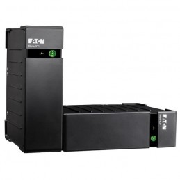 EATON Ellipse ECO 650 DIN Off-Line UPS Onduleur 650VA / 400W - 4 prises DIN (EL650DIN) - vue vertical - vue horizontal