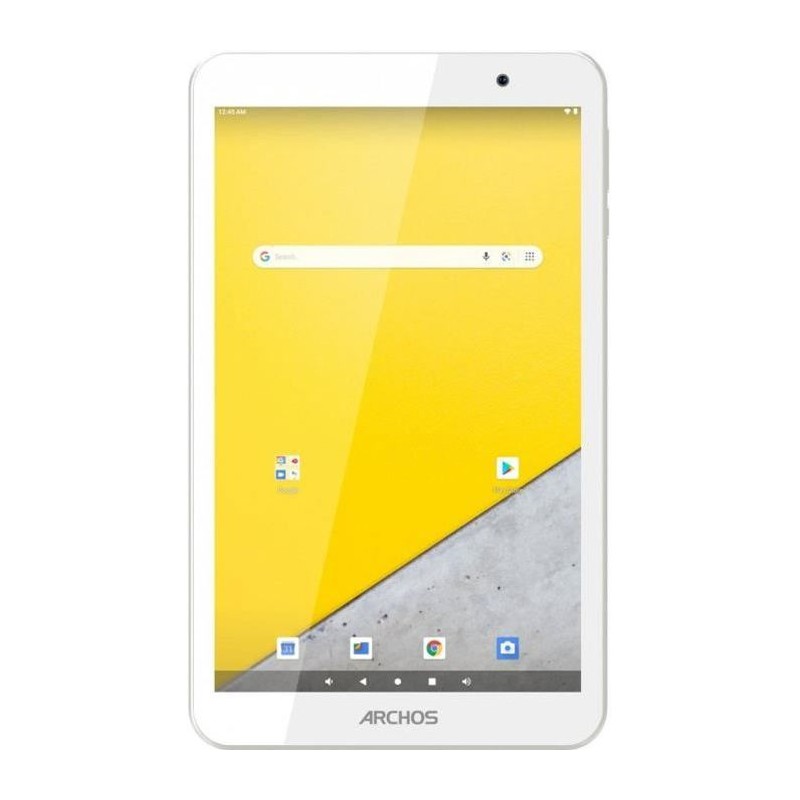 ARCHOS T80 Tablette tactile 8'' HD - Quad core - RAM 1Go - 16Go - Wi-Fi - Android 10 - vue de face