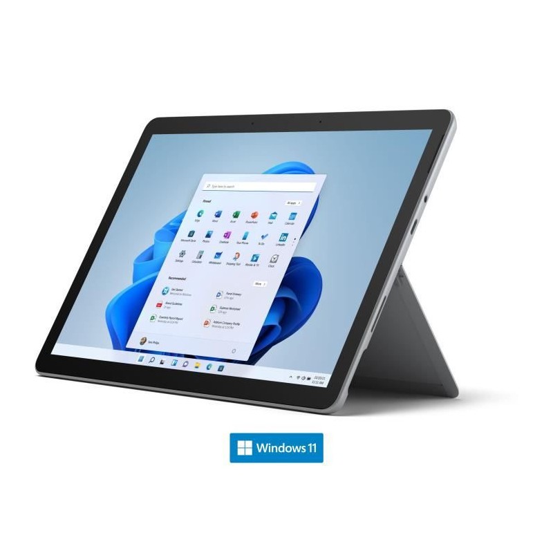 MICROSOFT Surface Go 3 PC Portable 10'' - Pentium Gold - RAM 4Go - 64Go eMMC - Platine - W11S