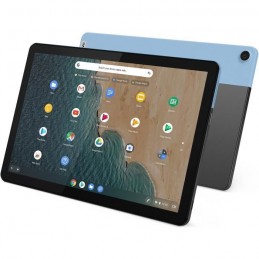 LENOVO IdeaPad Duet Chromebook Tablette Tactile 10'' FHD - 4Go RAM - Stockage 128Go - Chrome OS - AZERTY - vue de trois quart