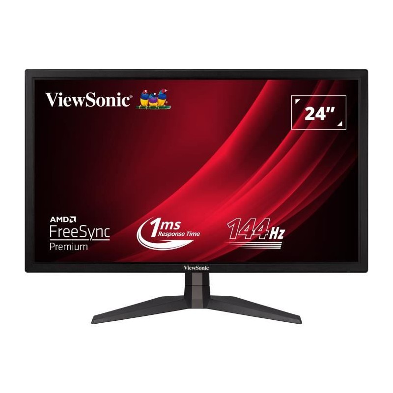 VIEWSONIC VX2458 Ecran PC 24'' FHD Gamer - Dalle TN - 1ms - 144Hz - 3x HDMI / DP - FreeSync