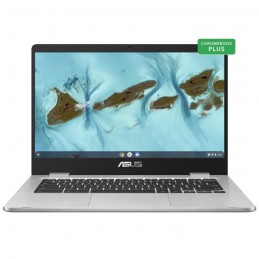 ASUS C424MA-EB0075 PC Portable Chromebook 14'' FHD - Celeron N4020 - RAM 4Go - SSD 64Go eMMC - Chrome OS - AZERTY - vue de face