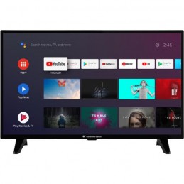 CONTINENTAL EDISON TV LED FHD 32'' (80 cm) - Android TV - 3xHDMI, 2xUSB - Noir - vue de face