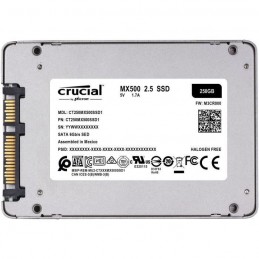 CRUCIAL MX500 250Go SSD SATA3 6Gbs 2.5'' - 7mm (CT250MX500SSD1) - vue de dessous