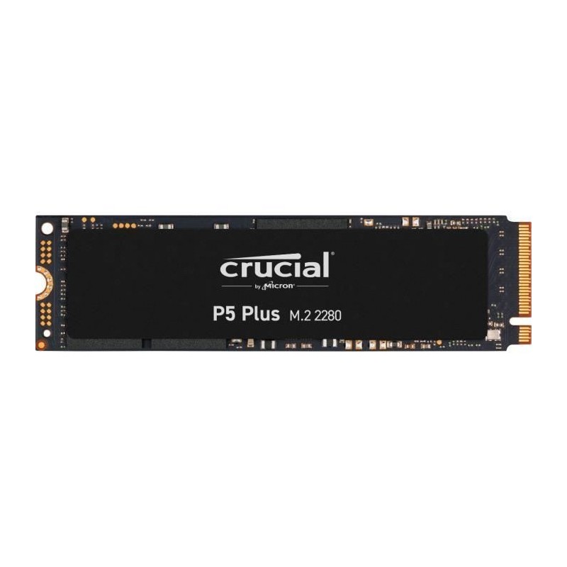 CRUCIAL P5 Plus 500Go SSD PCIe 4.0 M.2 NVMe (CT500P5PSSD8) - vue de dessus