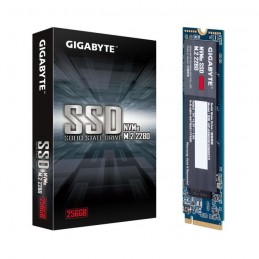 GIGABYTE 256Go SSD - M.2 NVMe (GP-GSM2NE3256GNTD) - vue emballage