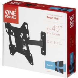 ONE FOR ALL WM2241 Support mural TV de 13'' a 40'' (33 a 102cm) réglage inclinaison et rotation (90°) - Noir - vue emballage