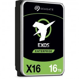 SEAGATE Exos X16 16To HDD 3.5'' 7200rpm SATA 6Gbs 256Mo Cache (ST16000NM001G) - vue de trois quart gauche