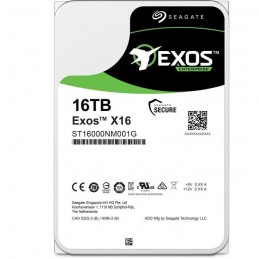 SEAGATE Exos X16 16To HDD 3.5'' 7200rpm SATA 6Gbs 256Mo Cache (ST16000NM001G) - vue de dessus