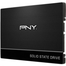 PNY CS900 SSD 120Go SATA3 6Gbs 2.5'' - 7mm (SSD7CS900-120-PB) - vue de trois quart