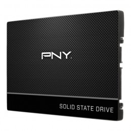 PNY CS900 SSD 480Go SATA3 6Gbs 2.5'' - 7mm (SSD7CS900-480-PB) - vue de trois quart