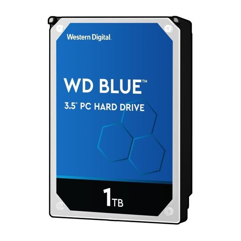 WESTERN DIGITAL WD Blue™ 1To HDD 3.5'' SATA3 6Gbs 7200rpm 64Mo Cache (WD10EZEX)