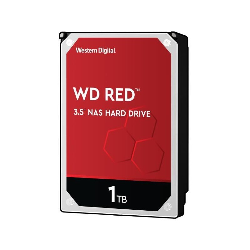 WESTERN DIGITAL 1To NAS WD Red™ HDD 3.5'' - 5400 rpm - Cache 64Mb (WD10EFRX)